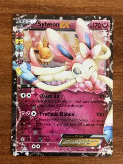 Sylveon EX RC21/RC32 Generations Ultra Rare Holo Foil Card Pokemon TCG - Image 1