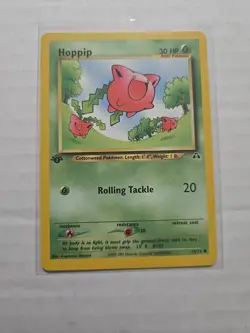 Pokemon Neo Discovery Set 1st Edition Hoppip 55/75 - Image 1