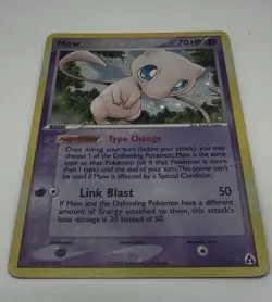 Mew Holo Rare 10/92 - 2006 Pokemon EX Legend Maker -HP Heavy Play - Image 3