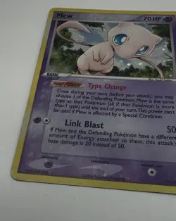Mew Holo Rare 10/92 - 2006 Pokemon EX Legend Maker -HP Heavy Play - Image 4