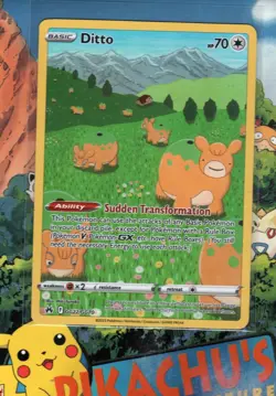 Pokemon TCG Ditto GG22/GG70 Crown Zenith: Galarian Gallery Holo NM/M - Image 1