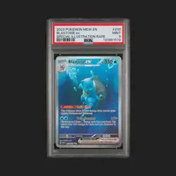 2023 Blastoise ex 200/165 SIR Pokemon 151 PSA 9 Special Illustration Rare - Image 1