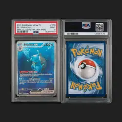 2023 Blastoise ex 200/165 SIR Pokemon 151 PSA 9 Special Illustration Rare - Image 3
