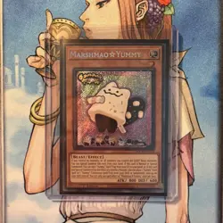 YuGiOh! DOOD-EN024 Marshmao Yummy Secret Rare NM - Image 1