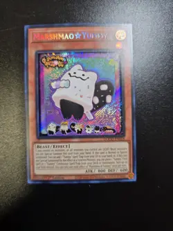 Yugioh DOOD-EN024 Marshmao Yummy Secret Rare NM 1st Edition - Image 1