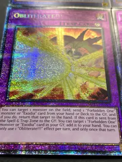 3x The Unstoppable Exodia Incarnate + 3x Obliterate!!! Starlight Rare | YuGiOh! - Image 2