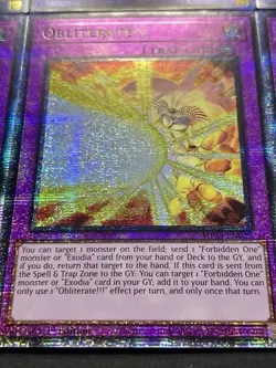 3x The Unstoppable Exodia Incarnate + 3x Obliterate!!! Starlight Rare | YuGiOh! - Image 4