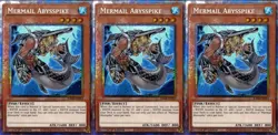 3x Mermail Abysspike | RA04-EN012 | PCR | 1st Ed | NM | YuGiOh - Image 1