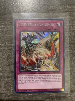 Dogmatika Punishment 1st Edition Platinum Secret Rare RA01-EN076 Yu-Gi-Oh! - Image 1