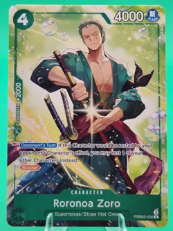 One Piece TCG - Roronoa Zoro PRB02-006, Welcome Pack 2026 Vol 1, English Fresh - Image 1