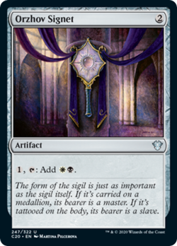 Orzhov Signet Commander 2020: Ikoria NM Artifact Uncommon MAGIC CARD ABUGames - Image 1