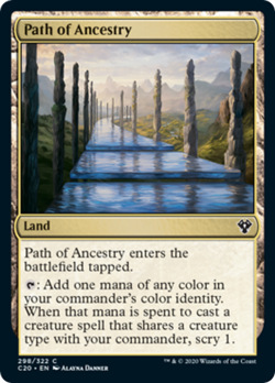 Path of Ancestry Commander 2020: Ikoria NM Land Common MAGIC MTG CARD ABUGames - Image 1
