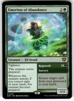Emeritus of Abundance 145 Mythic Secrets of Strixhaven Magic: The Gathering NM - Image 1