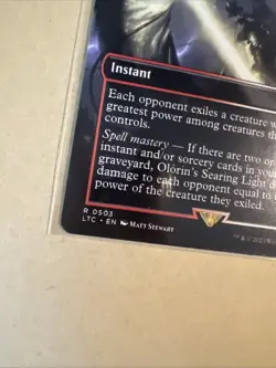 MTG Olorin’s Searing Light LTC 0503 R NM Regular Borderless - Image 3