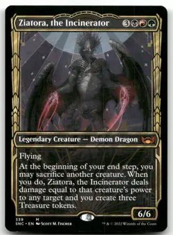 Ziatora, the Incinerator (Showcase) #339 (NM) Streets New Capenna SNC Magic MTG - Image 1