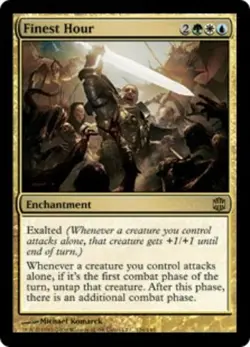 4x MTG Finest Hour, Light Play, English Alara Reborn - Image 1
