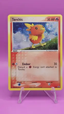 Pokemon Torchic 017 Holo Rare Black Star Promo TCG Card LP #017 - Image 1
