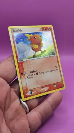 Pokemon Torchic 017 Holo Rare Black Star Promo TCG Card LP #017 - Image 2