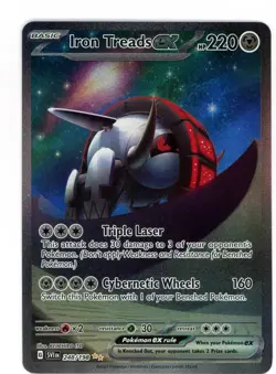 2023 Pokemon Scarlet & Violet Iron Treads EX Holo Secret Rare SAR #SVI 248/198 - Image 1