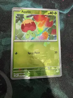 Pokemon TCG English - Prismatic Evolutions - Applin 009/131 - Poke Ball - NM - Image 1