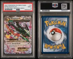 PSA 9 2021 M RAYQUAZA EX #76/108 POKEMON CELEBRATIONS CLASSIC COLLECTION - Image 3