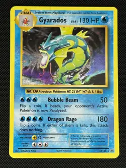 Gyarados 34/108 Holo Rare Evolutions Pokemon Holo Near Mint - Image 1