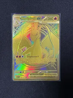 Mega Charizard Y EX 294/217 Gold Hyper Rare, Ascended Heroes, Pokemon TCG (NM) - Image 1