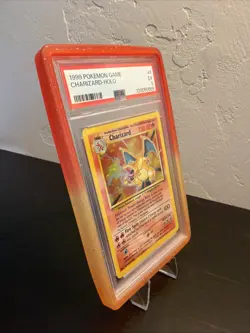 1999 Holo Rare Charizard 4/102 Base Set Pokemon TCG Card PSA 5 Vintage - Image 2