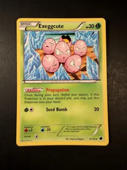 Pokemon Exeggcute TCG 4/116 Plasma Freeze Uncommon Card - Image 1