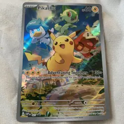 2023 Pokemon Paldea Evolved ETB SVP Pikachu #027 PK1 - Image 1