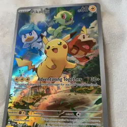 2023 Pokemon Paldea Evolved ETB SVP Pikachu #027 PK1 - Image 2