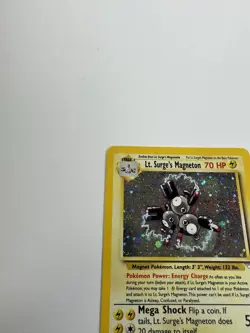 Pokemon Lt. Surge's Magneton 8/132 Gym Heroes Holo Rare 2000 English - Image 2