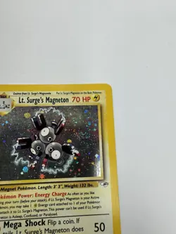 Pokemon Lt. Surge's Magneton 8/132 Gym Heroes Holo Rare 2000 English - Image 5