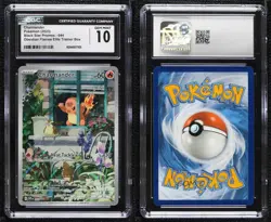 Full Art - Charmander Pokemon Scarlet & Violet Black Star Promo CGC 10 Gem Mint - Image 3