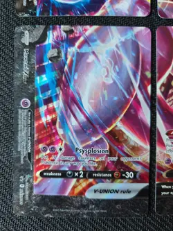Pokemon card TCG Mewtwo V-Union Sword and Shield Promo Set of 4 *READ DETAILS* - Image 4