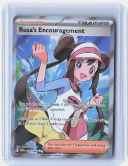 Rosa's Encouragement 114/088 Ultra Rare Perfect Order Pokemon Near Mint - Image 1