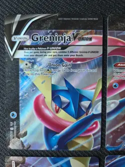 Pokemon card TCG Greninja V-Union Sword and Shield Promo Set of 4 *READ DETAILS* - Image 2