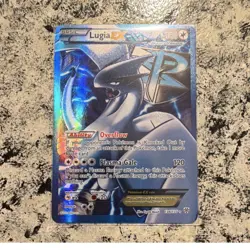 Pokemon TCG Lugia EX Full Art Ultra Rare 134/135 Plasma Storm Holo Card - Image 1