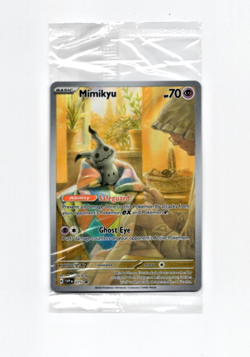 *Sealed* Pokemon Paldean Fates MIMIKYU 075 Black Star Promo Holo Card MINT-NM - Image 1