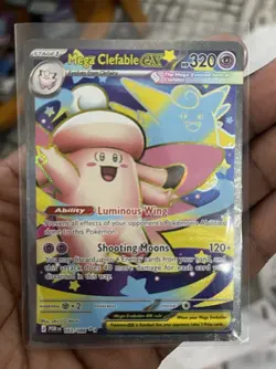 Pokemon Perfect Order Mega Clefable EX 103/088 Full Art Holo Ultra Rare PT - Image 3