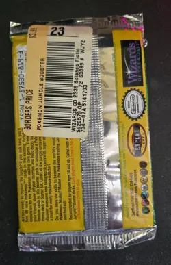 Pokemon 1st Edition Jungle Booster Pack SEALED Scyther artwork 1999 - Image 2