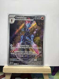 Pokemon TCG Ceruledge Illustration Rare Sv08: Surging Sparks Holo Card 197/191 - Image 1
