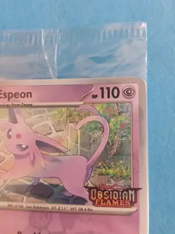 SEALED Pokemon Scarlet & Violet Espeon 086/197 Best Buy Promo Reverse Holo - Image 3