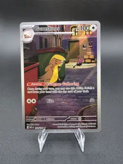 Pokemon Gumshoos 153/132 Me01: Mega Evolution Holo Illustration Rare NM - Image 1