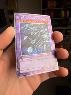 Yugioh Blue-Eyes Ultimate Dragon RA03-EN178 1st Edition Platinum Secret Rare NM - Image 2