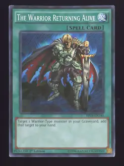 Yugioh Battle Pack 3 The Warrior Returning Alive Shatterfoil #BP03-EN140 - Image 1
