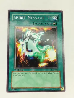 Yu-Gi-Oh! TCG Spirit Message "L" LON-092 1st Edition Rare LP - Image 1