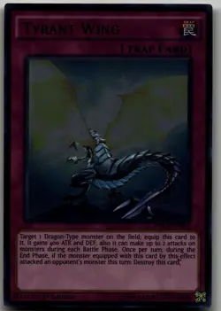 Tyrant Wing Ultra Rare Dragons of Legend: Unleashed DRL3-EN061 LP - Image 1