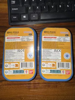 One Piece Card Game Tin Pack Set Vol 2 Lot of 2 Sealed Bandai Namco TCG - Image 2