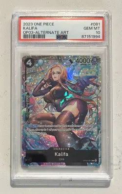 Kalifa (Alternate Art) OP03-081 Pillars of Strength PSA 10 - Image 1